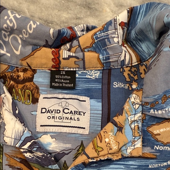 Men's Alaska short sleeve button down - Picture 2 of 5